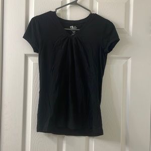 Black v neck t shirt